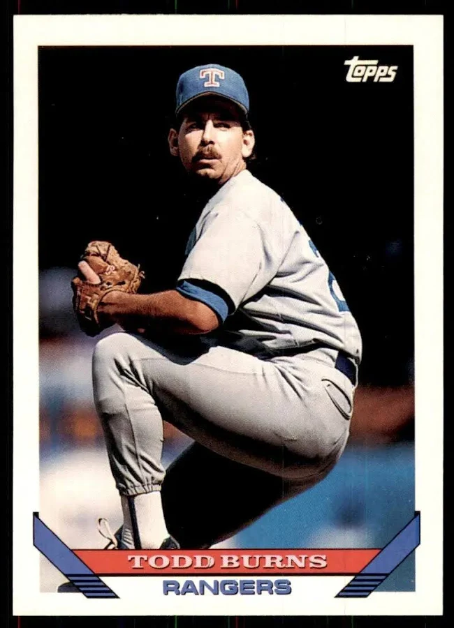 1993 Topps Todd Burns Baseball Card #279
