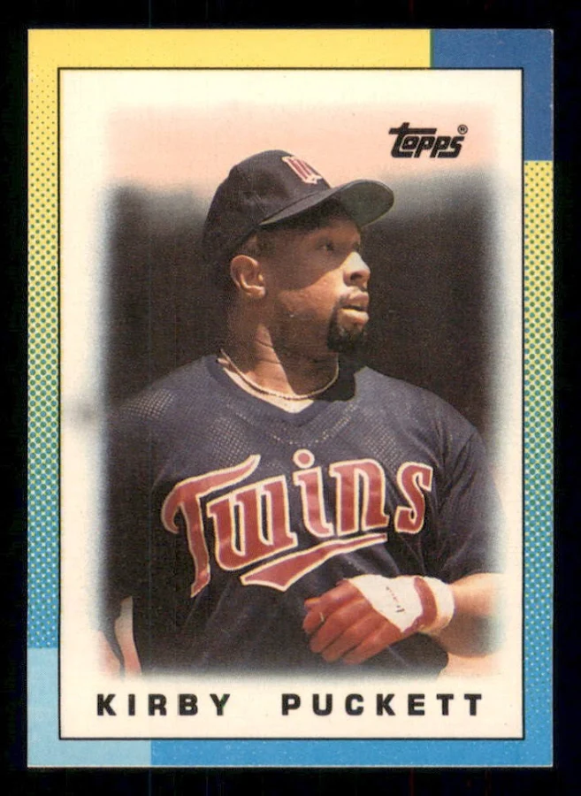 1990 Major League Leaders Topps Kirby Puckett Baseball Card #23