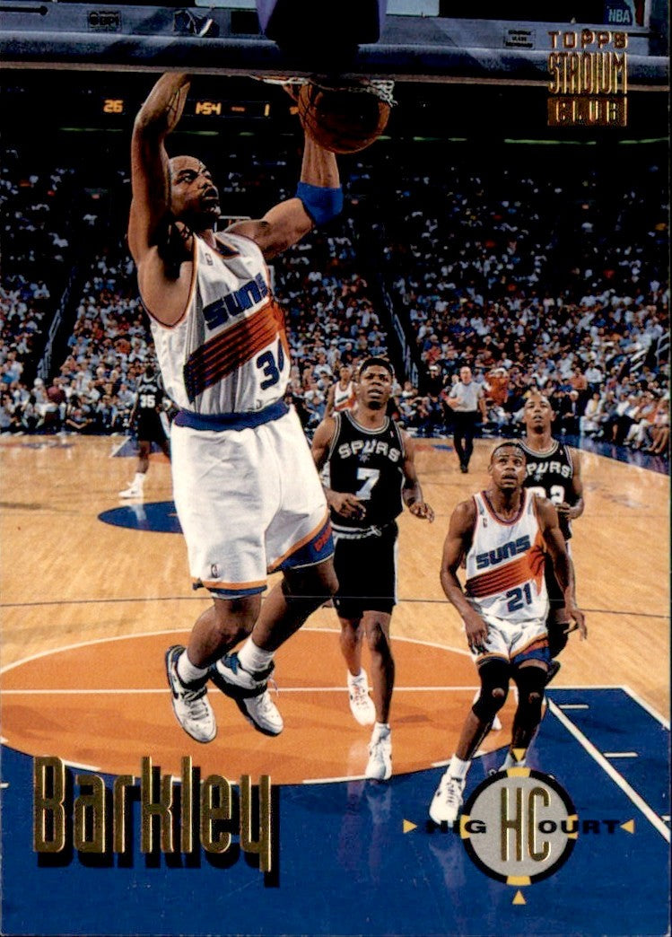 1993-1994 Topps Stadium Club Charles Barkley Basketball Card #177