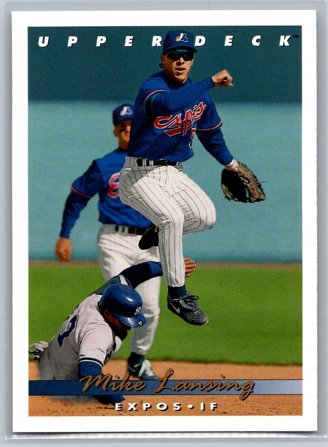 1993 Upper Deck Mike Lansing Baseball Card #677