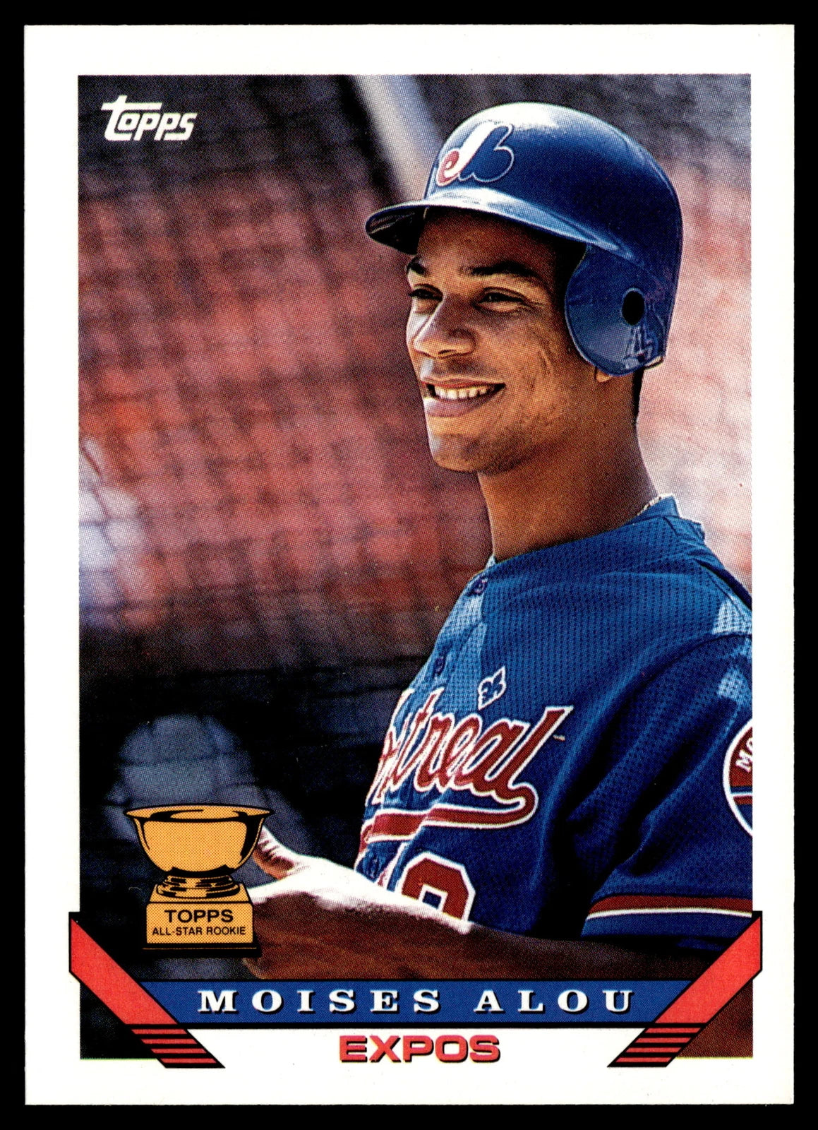 1993 Topps Moises Alou Baseball Card #123