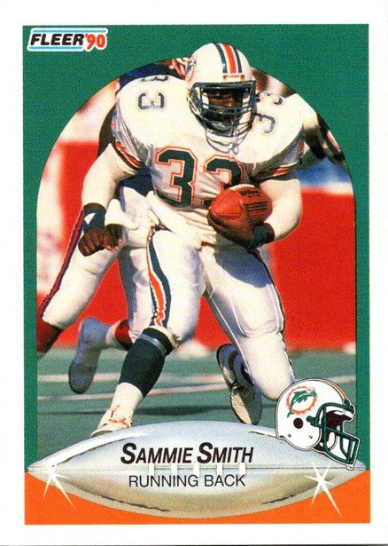 1990 Fleer Sammie Smith Football Card #247
