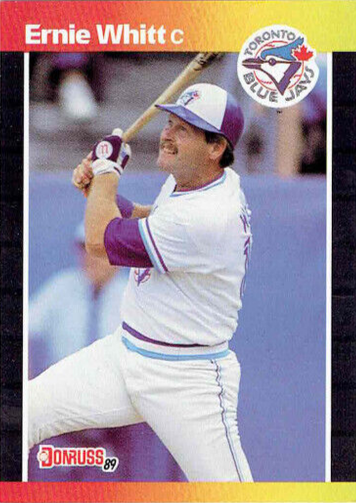 1989 Donruss Leo (Ernie) Ernest Whitt Baseball Card #591