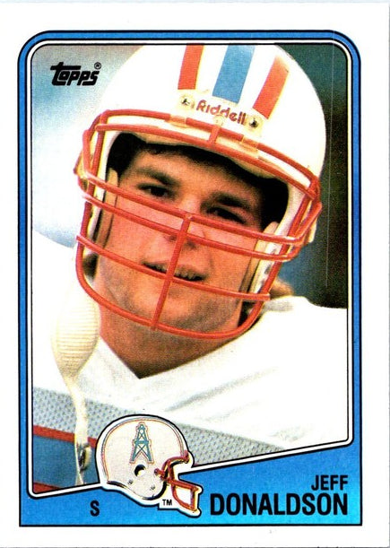 1988 Topps Jeff Donaldson Football Card #115