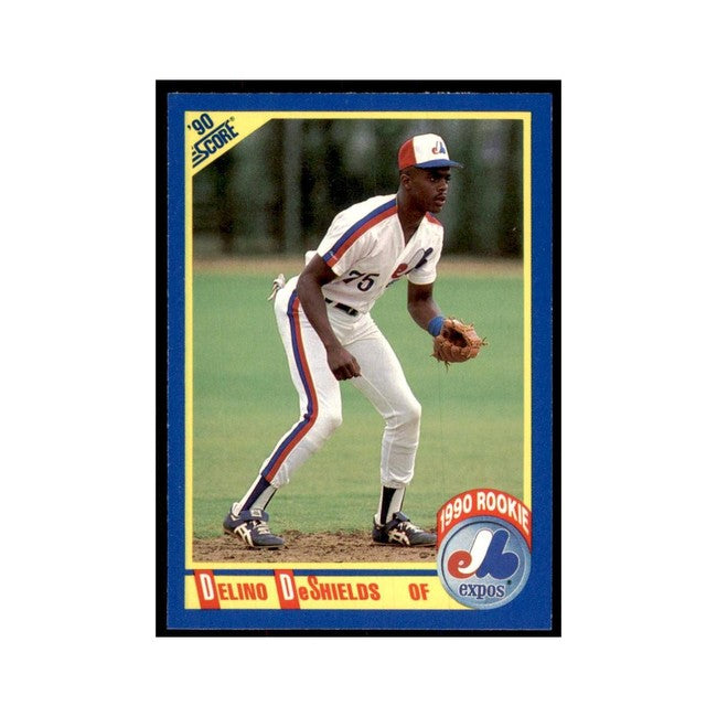 1990 Score Delino DeShields Baseball Card #645