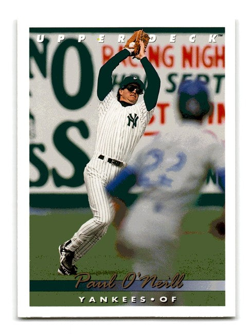 1993 Upper Deck Paul O'Neill Baseball Card #796