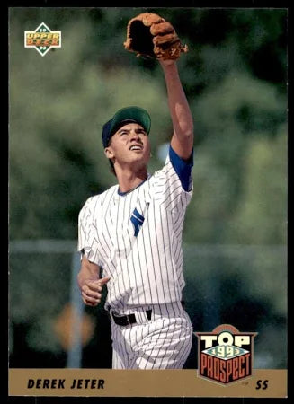1993 Upper Deck Top Prospect Derek Jeter Baseball Card #449