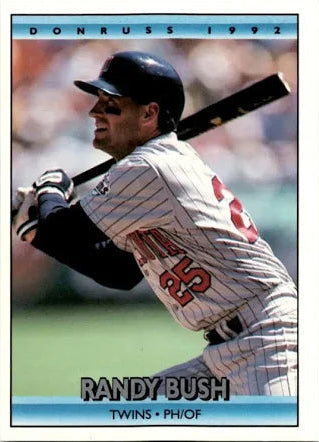 1992 Donruss Robert Randall Bush Baseball Card #728