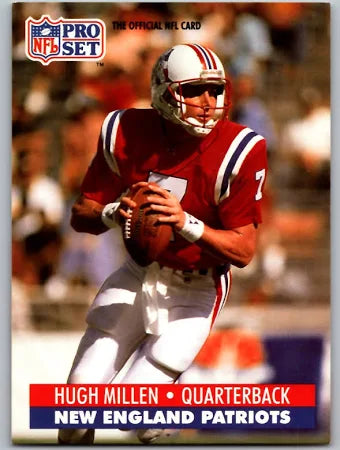1991 NFL Pro Set Hugh Millen Football Card #836