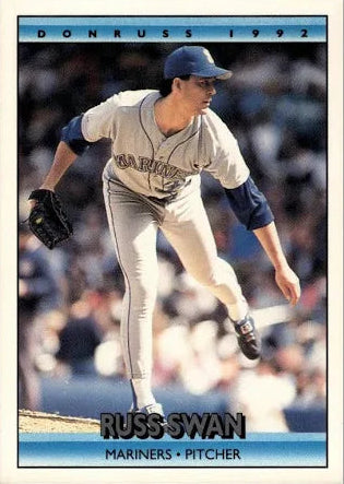 1992 Donruss Russell Howard Swan Baseball Card #382