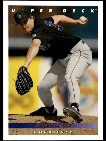 1993 Upper Deck Steve Reed Baseball Card #752