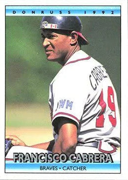 1992 Donruss Francisco Cabrera Baseball Card #482