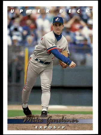 1992 Upper Deck Mike Gardiner Baseball Card #640