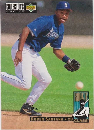 1993 Upper Deck Collectors Choice Rookie Class Ruben Santana Baseball Card #667