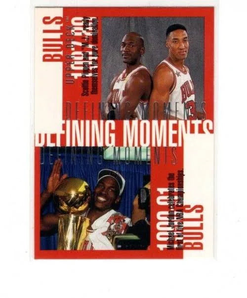 1998 Upper Deck Defining Moments 1987-88, 1990-1991 Bulls Basketball Card #334
