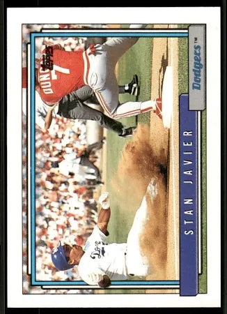 1992 Topps Stan Javier Baseball Card #581