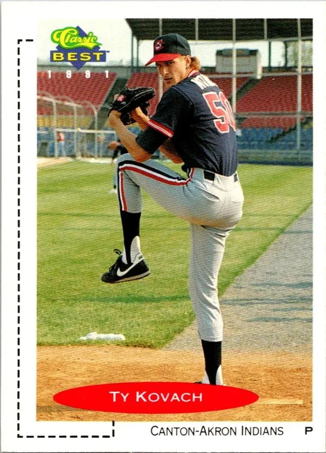 1991 Classic Ty Kovach Baseball Card #309