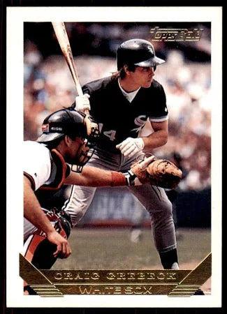 1993 Topps Craig Grebeck Baseball Card #259