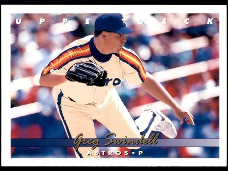 1993 Upper Deck Greg Swindell Baseball Card #695