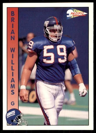 1992 Pacific Brian Williams Football Card #544