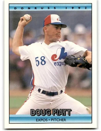 1992 Donruss Douglas William Piatt Baseball Card #640