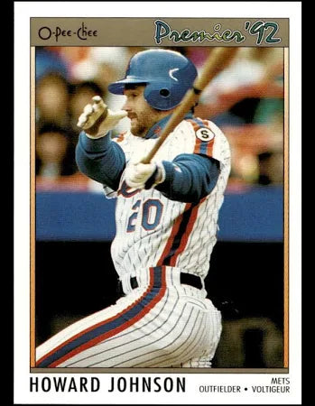 1992 O-Pee-Chee Howard Johnson Baseball Card #42