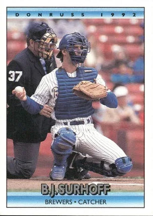 1992 Donruss William James Surhoff Baseball Card #70