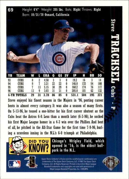 1997 Upper Deck Collectors Choice Steve Steve Traschsel Baseball Card #69