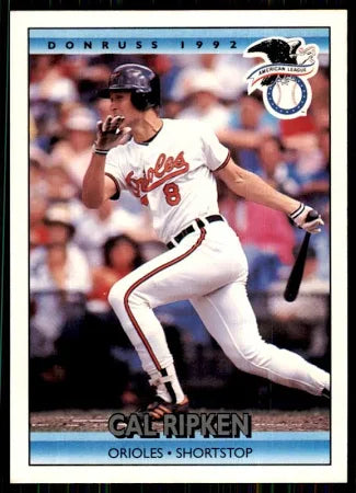 1992 Donruss American League Calvin Edwin Ripken Jr. Baseball Card #22