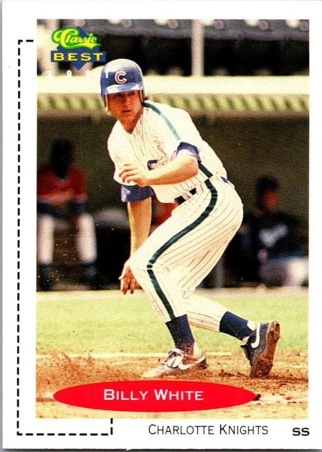 1991 Classic Billy White Baseball Card #363