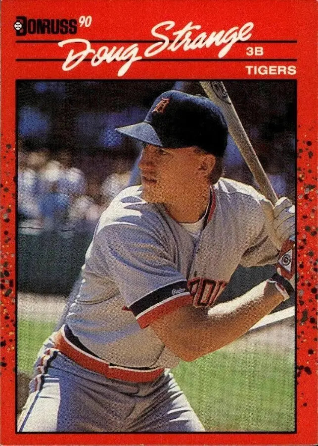 1990 Donruss Joseph (Doug) Douglas Strange Baseball Card #535