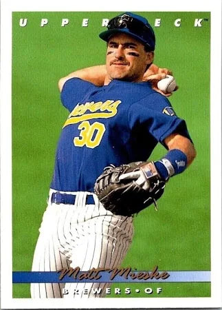1993 Upper Deck Matt Mieske Baseball Card #704