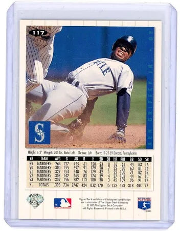 1993 Upper Deck Collectors Choice Ken Griffey Jr. Baseball Card #117