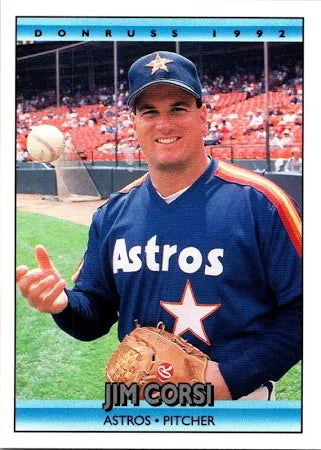 1992 Donruss James Bernard Corsi Baseball Card #467