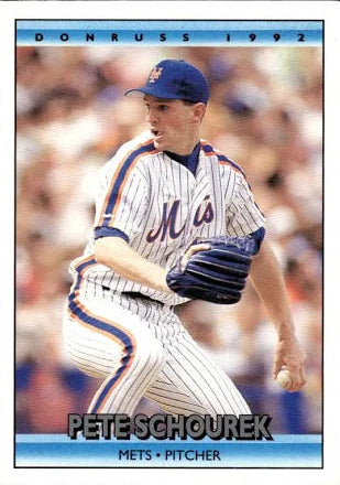 1992 Donruss Peter Alan Schourek Baseball Card #535