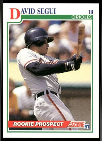 1991 Score David Segui Baseball Card #362