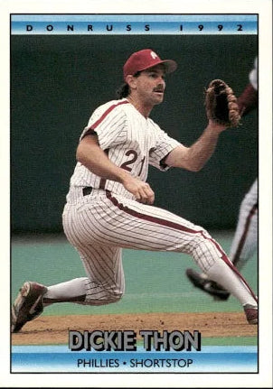 1992 Donruss Richard William Thon Baseball Card #510