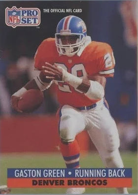 1991 NFL Pro Set Gaston Green Football Card #821