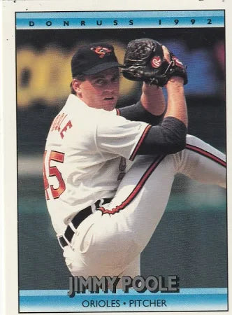 1992 Donruss James Richard Poole Baseball Card #600