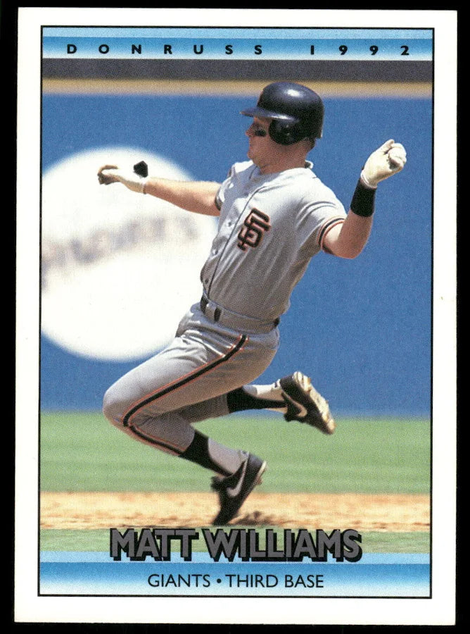 1992 Donruss Matthew Derrick Williams Baseball Card #135