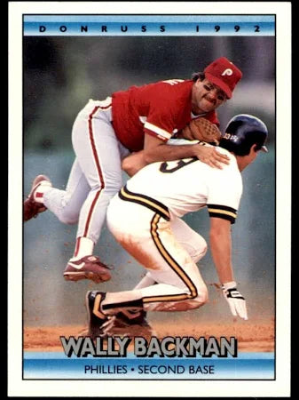 1992 Donruss Walter Wayne Backman Baseball Card #478