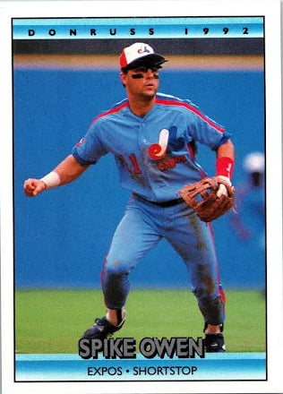 1992 Donruss Spike Dee Owen Baseball Card #518