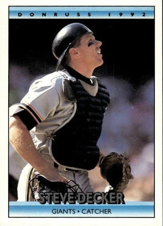 1992 Donruss Steven Michael Decker Baseball Card #389