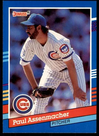1991 Donruss Paul Andre Assenmacher Baseball Card #144