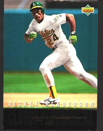 1993 Upper Deck Reggie Jackson Rickey Henderson Baseball Card #R12