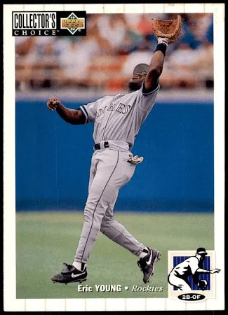 1993 Upper Deck Collectors Choice Eric Young Baseball Card #304