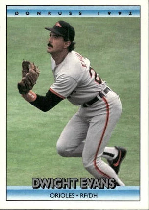 1992 Donruss Dwight Michael Evans Baseball Card #502