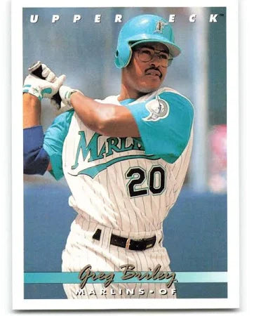 1993 Upper Deck Greg Briley Baseball Card #634