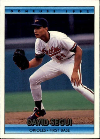 1992 Donruss David Vincent Segui Baseball Card #321