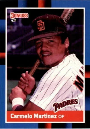 1988 Donruss Carmelo Martinez Baseball Card #287